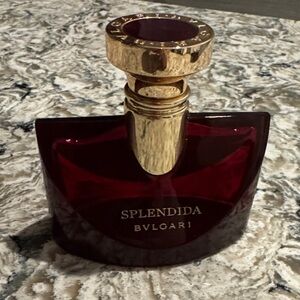 Bulgari Splendida Perfume - Deep Red and Gold